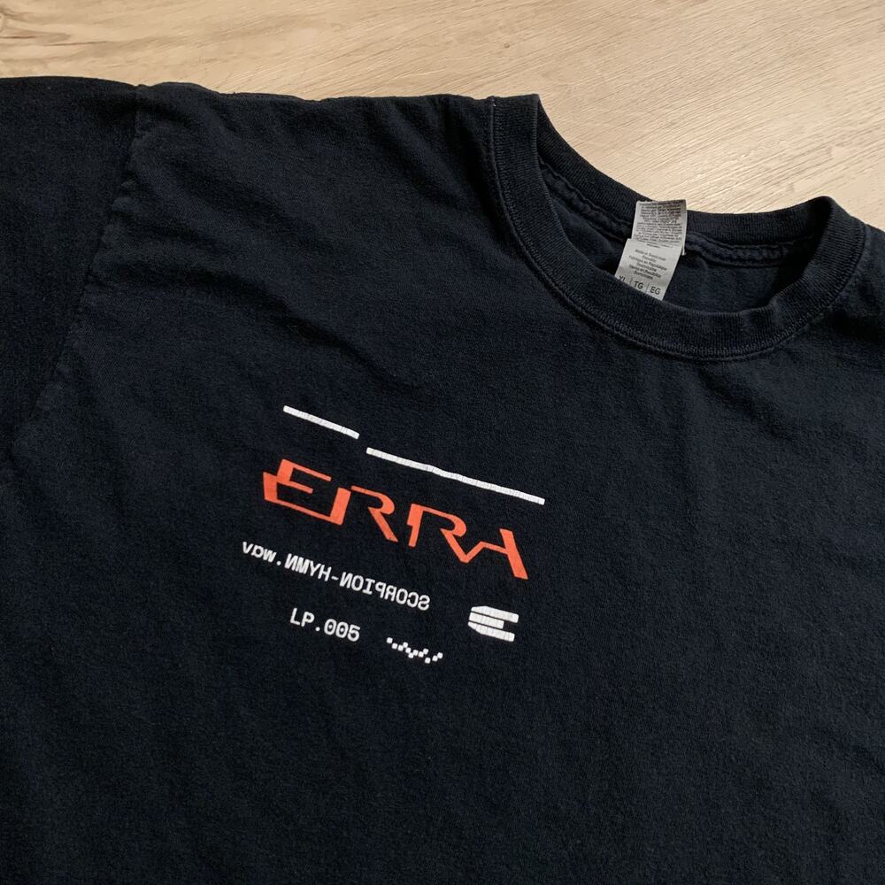 Erra Scorpion Hymn T-Shirt Men's Xl Black Metalcore Band Tee Concert Tour Album View 3